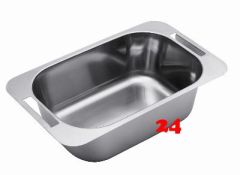 Resteschale Edelstahl geschlossen 088033