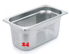 (076) Rieber Gastrobeh�lter Edelstahl 1/3 gelocht