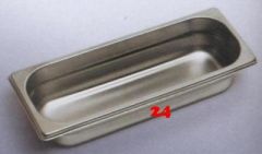 (169) Rieber Gastrobeh�lter Edelstahl 2/8 ungelocht