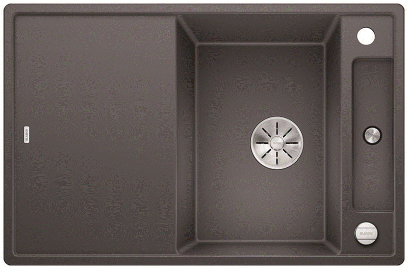 BLANCO AXIA III 45 S preiswert kaufen | Silgranit Splen Farbe Felsgrau InFino