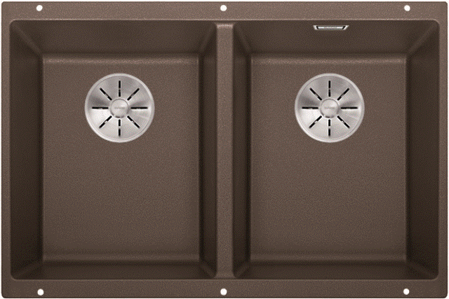 BLANCO SUBLINE 350/350-U gnstig kaufen | Unterbausplen Farbe Cafe InFino