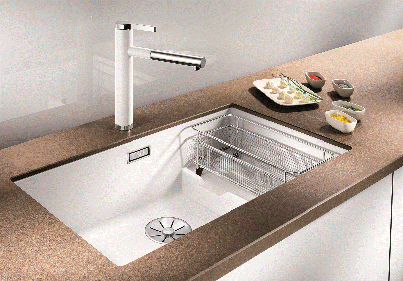 BLANCO SUBLINE 700-U Level kaufen | Kchensplen gnstig Farbe Wei InFino Einbau