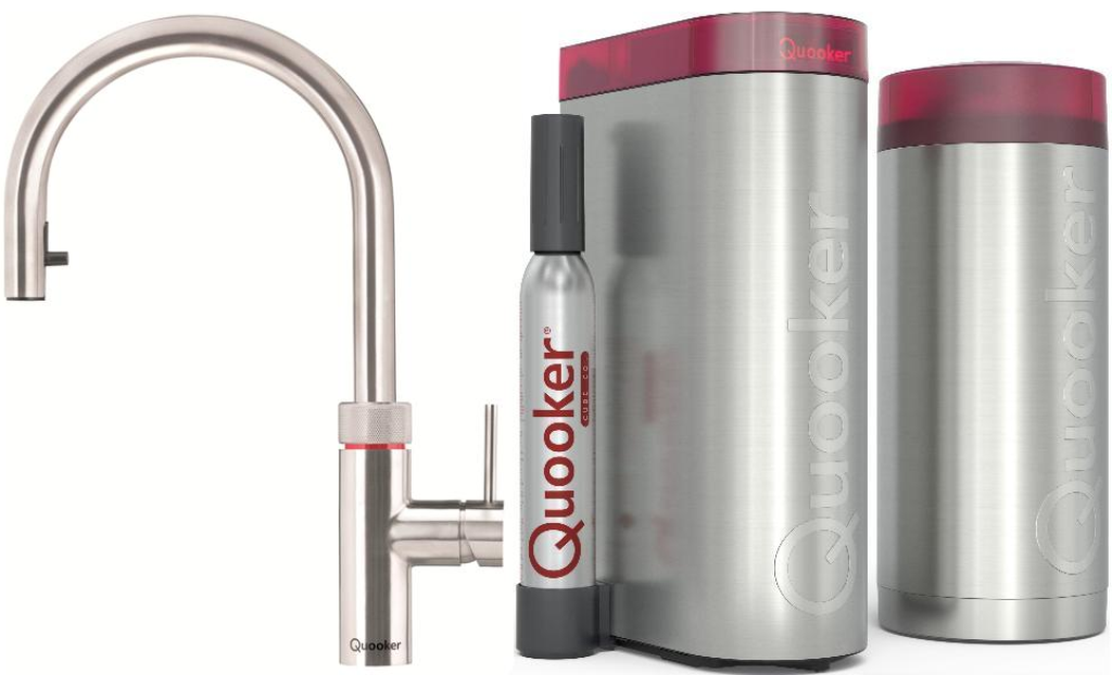 QUOOKER Flex Edelstahl massiv COMBI+ & CUBE online kaufen | Kochendwasserhahn und Trinkwassersystem | Der Wasserhahn, der alles kann | Splenshop24