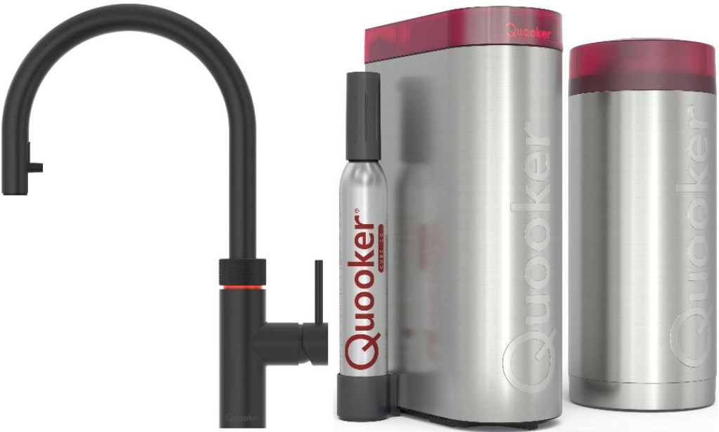 QUOOKER Flex Schwarz matt COMBI+ & CUBE online kaufen | Kochendwasserhahn & Trinkwassersystem | Der Wasserhahn, der alles kann | Splenshop24