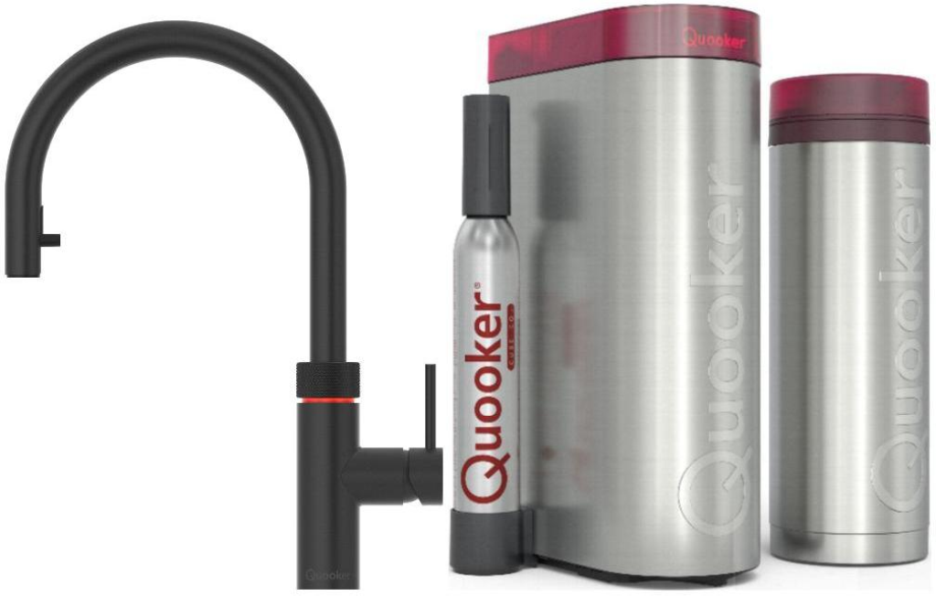 QUOOKER Flex Schwarz matt PRO3 & CUBE online kaufen | Kochendwasserhahn & Trinkwassersystem | Der Wasserhahn, der alles kann | Splenshop24