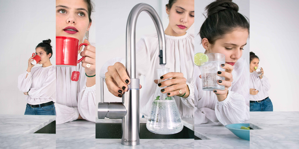 QUOOKER Flex Edelstahl massiv PRO3 & CUBE jetzt online kaufen | Kochendwasserhahn & Trinkwassersystem | Der Wasserhahn, der alles kann | Spülenshop24
