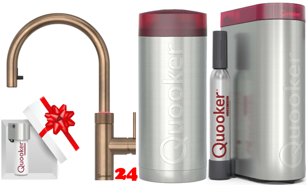 QUOOKER Flex Edelstahl massiv COMBI+ & CUBE online kaufen | Kochendwasserhahn und Trinkwassersystem | Der Wasserhahn, der alles kann | Sp�lenshop24