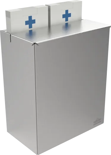 DREILICH Sirius II Hygiene-Abfallbehlter 9110101 zur verdeckten Wandmontage mit stabilem Deckel Fassungsvermgen ca. 5 Liter ohne Nachfllmedien (2002080025)