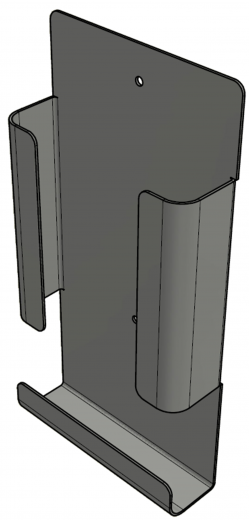 DREILICH Sirius II Hygienebeutelspender 9110103 fr Papierhygienebeutel zur Montage an die Wand offene Bauform (2002120003)