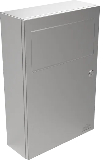 DREILICH Sirius II Hygiene-Abfallbehlter 9110104 zur Aufputz- oder Unterputzmontage mit Schwingklappe Fassungsvermgen ca. 5,5 Liter (2002080026)