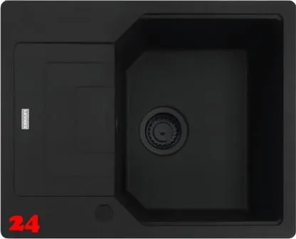 FRANKE Kchensple Urban UBG 611-62 Fragranit+ Einbausple / Granitsple Black Matt - Black Collection