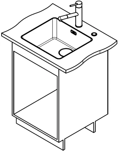 FRANKE Kchensple Mythos MYX 210-45 Einbausple Slimtop / Flchenbndig mit Siebkorb als Druckknopfventil