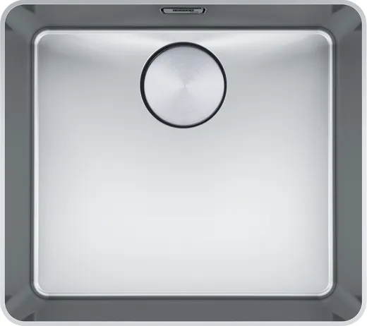 FRANKE Kchensple Mythos MYX 210-45 Einbausple Slimtop / Flchenbndig mit Siebkorb als Stopfenventil