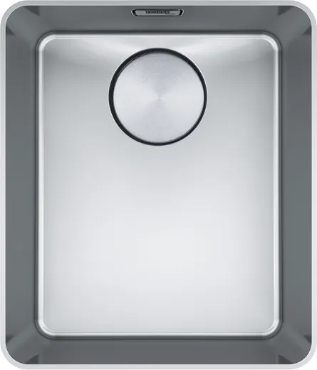 FRANKE Kchensple Mythos MYX 210-34 Einbausple Slimtop / Flchenbndig mit Siebkorb als Stopfenventil