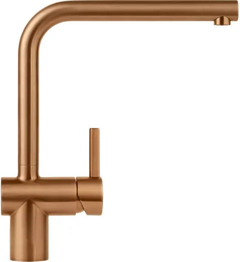 FRANKE Kchenarmatur Atlas Neo Einhebelmischer Copper (PVD) mit Festauslauf 180 schwenkbar mit Laminar Perlator