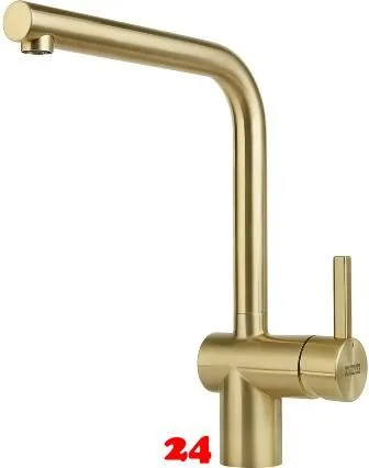 FRANKE Küchenarmatur Atlas Neo Einhebelmischer Champagne Gold (PVD) mit Festauslauf 180° schwenkbar mit Laminar Perlator FRANKE Küchenarmatur Atlas Neo Einhebelmischer Champagne Gold (PVD) mit Festauslauf 180° schwenkbar mit Laminar Perlator