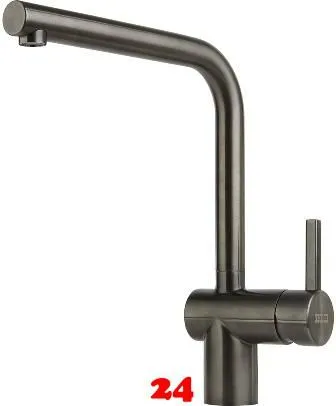 FRANKE Kchenarmatur Atlas Neo Einhebelmischer Anthracite (PVD) mit Festauslauf 180 schwenkbar mit Laminar Perlator