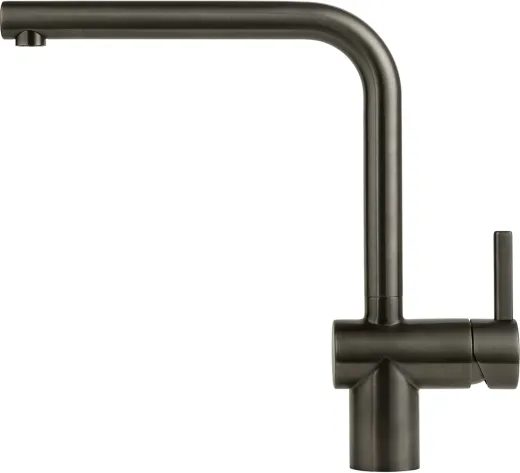 FRANKE Kchenarmatur Atlas Neo Einhebelmischer Anthracite (PVD) mit Festauslauf 180 schwenkbar mit Laminar Perlator