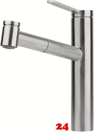 FRANKE Küchenarmatur Tango Neo Einhebelmischer Edelstahl massiv mit Zugauslauf und Brausefunktion 120° schwenkbarer Auslauf FRANKE Küchenarmatur Tango Neo Einhebelmischer Edelstahl massiv mit Zugauslauf und Brausefunktion 120° schwenkbarer Auslauf