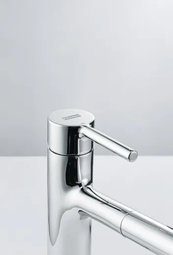 FRANKE Kchenarmatur Centro Einhebelmischer Black Matt mit Zugauslauf als Schlauchbrause 120 schwenkbarer Auslauf