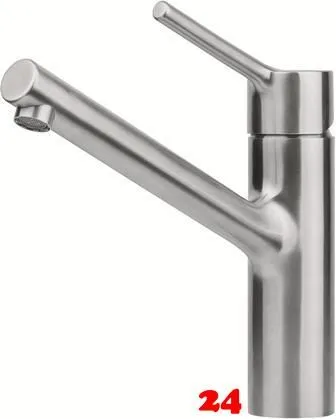 FRANKE Kchenarmatur Taros Neo Window Einhebelmischer Edelstahl massiv mit Festauslauf zur Vorfenstermontage umlegbar