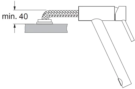 FRANKE Kchenarmatur Taros Neo Window Einhebelmischer Edelstahl massiv mit Festauslauf zur Vorfenstermontage umlegbar