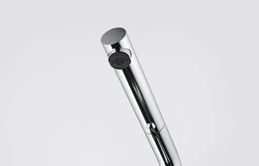 FRANKE Kchenarmatur Active L Einhebelmischer Chrom mit Zugauslauf 180 schwenkbarer Auslauf mit Laminar Strahlregler