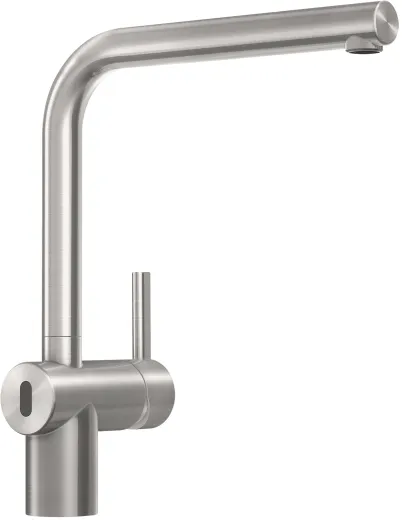 FRANKE Kchenarmatur Atlas Neo Sensor Einhebelmischer Edelstahl massiv mit Sensor-Technologie mit Festauslauf 180 schwenkbarer Auslauf