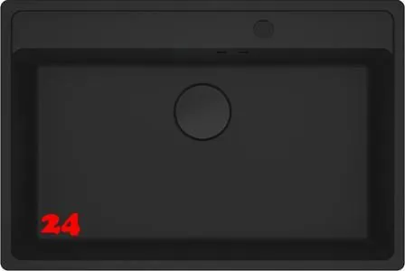 FRANKE Kchensple Maris MRG 210-72 A HLB Fragranit+ Granitsple Flchenbndig Black Matt - Black Collection Siebkorb als Drehknopfventil