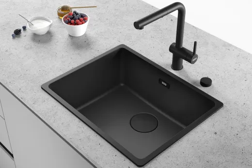 FRANKE Kchensple Maris MRG 210-72 A HLB Fragranit+ Granitsple Flchenbndig mit Siebkorb als Druckknopfventil