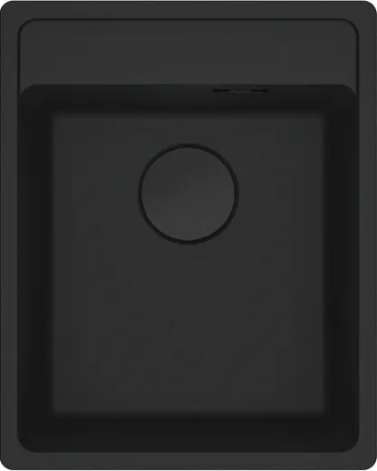 FRANKE Kchensple Maris MRG 210-37 A HLB Fragranit+ Granitsple Flchenbndig Black Matt - Black Collection Siebkorb als Stopfenventil