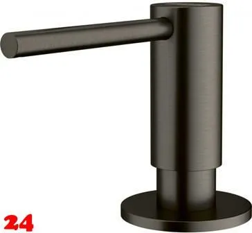 FRANKE Seifenspender Atlas Neo Anthracite (PVD) Splmittelspender / Dispenser mit Druckbettigung (1120717103)