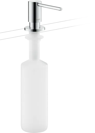 AXOR Uno Seifenspender Chrom Splmittelspender / Dispenser mit Druckbettigung (42818000)