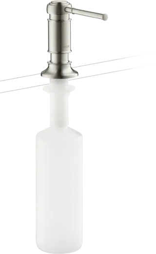 AXOR Montreux Seifenspender Edelstahl Finish Splmittelspender / Dispenser mit Druckbettigung (42018800)