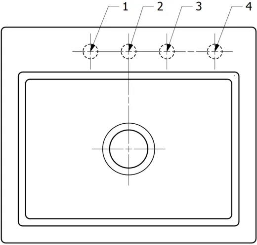 Villeroy & Boch SUBWAY STYLE 60 S-Classicline Einbausple / Keramiksple in Standard Farben