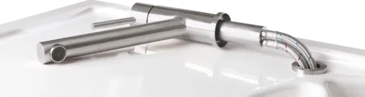 Villeroy & Boch Kchenarmatur Como Window Einhebelmischer Anthracite (PVD) mit Festauslauf zur Vorfenstermontage