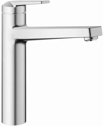 KWC Kchenarmatur Domo E 10.701.023.700FL Einhebelmischer Edelstahl mit Festauslauf (124933)