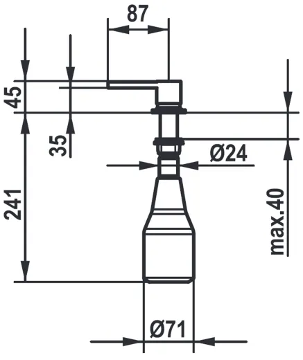 KWC Seifenspender Era Z.538.038.700 Splmittelspender / Dispenser Edelstahl (538038)