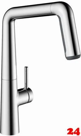 KWC Kchenarmatur Kio 10.481.002.000FL Einhebelmischer Chrom mit Zugauslauf und Brausefunktion (125202)