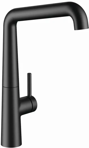 KWC Kchenarmatur Kio 10.481.012.176FL Einhebelmischer Matt Black mit Festauslauf (125200)