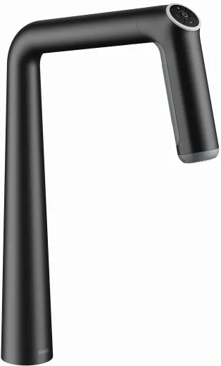 KWC Kchenarmatur Kio 10.481.232.176FL IntelligentControl - Elektronische Steuerung Matt Black mit Zugauslauf und Brausefunktion (125194)