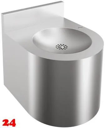 KWC PROFESSIONAL Anima Wandtrinkbrunnen ANMX33L ohne berlauf fr Wandmontage geschlossene Bauform