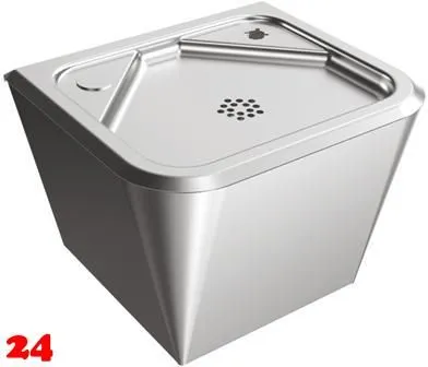 KWC PROFESSIONAL Anima Wandtrinkbrunnen ANMX30U ohne berlauf fr Wandmontage