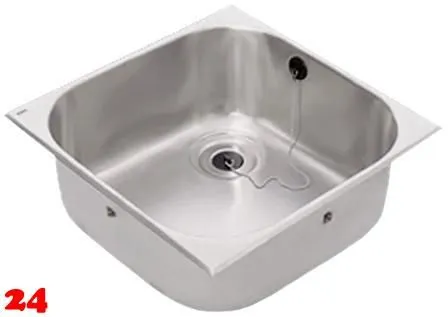 KWC PROFESSIONAL Sirius Einlegebecken C20132W Einbaubecken als Mehrzweck- oder Ausgussbecken (Beckentiefe 250mm)
