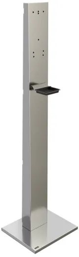 KWC PROFESSIONAL Standsule Premium Edelstahl GLX2020 zur Montage von berhrungslosen Desinfektionsmittel- und Seifenspendern