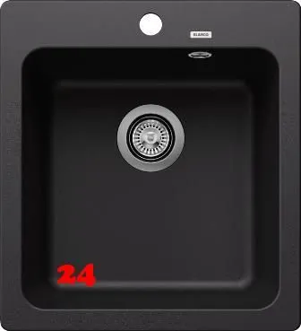 BLANCO Kchensple Naya 45 Silgranit PuraDurII Granitsple / Einbausple mit Handbettigung