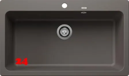 BLANCO Kchensple Naya XL 9 Silgranit PuraDurII Granitsple / Einbausple mit Handbettigung