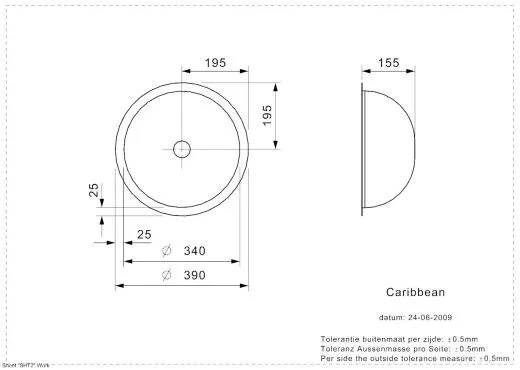 REGINOX Waschbecken Aqua Line Caribbean (L) OSP Einbaubecken 3 in 1 Edelstahl mit Flachrand