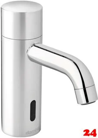 DAMIXA Waschtischarmatur Silhouet - Small Touchless Public Badarmatur Einhebelmischer Chrom Berhrungsloser Sensor opto-elektronisch gesteuert