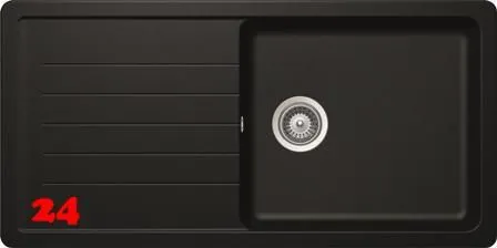 SCHOCK Kchensple Toledo D-100L Cristadur Nano-Granitsple / Einbausple mit Drehexcenter